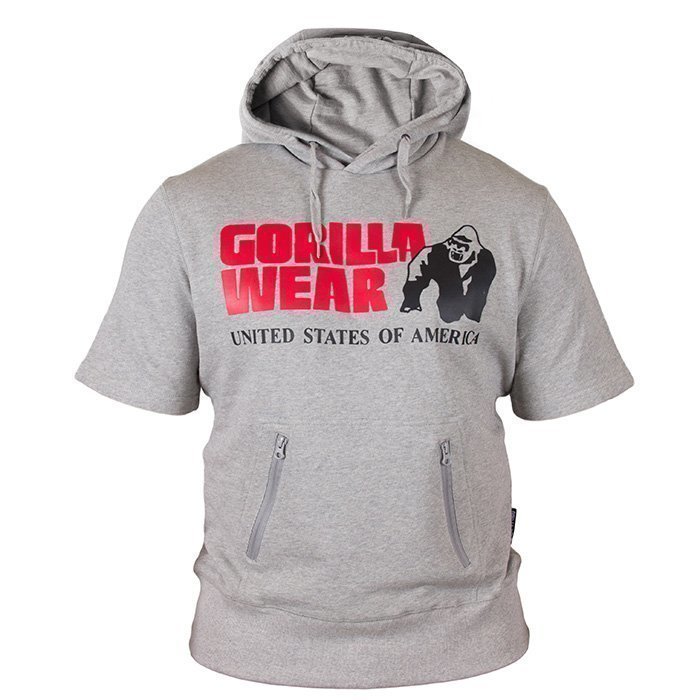 Gorilla Wear Boston Short Sleeve Hood grey L