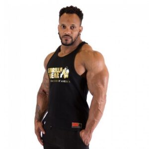 Gorilla Wear Classic Tank Top Black/Gold XXXL