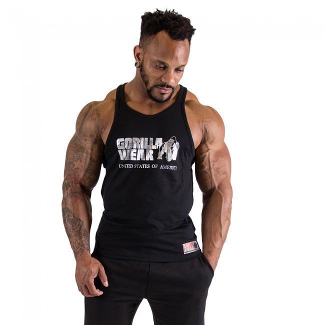 Gorilla Wear Classic Tank Top Black/Silver L