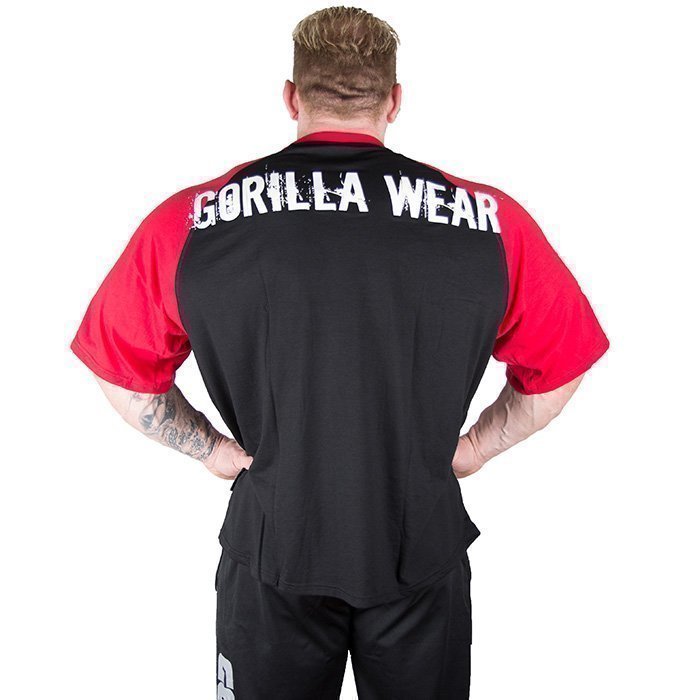 Gorilla Wear Colorado Oversized Tee black/red 2XL