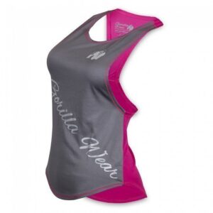 Gorilla Wear Florida Stringer Tank Grey/Pink XS