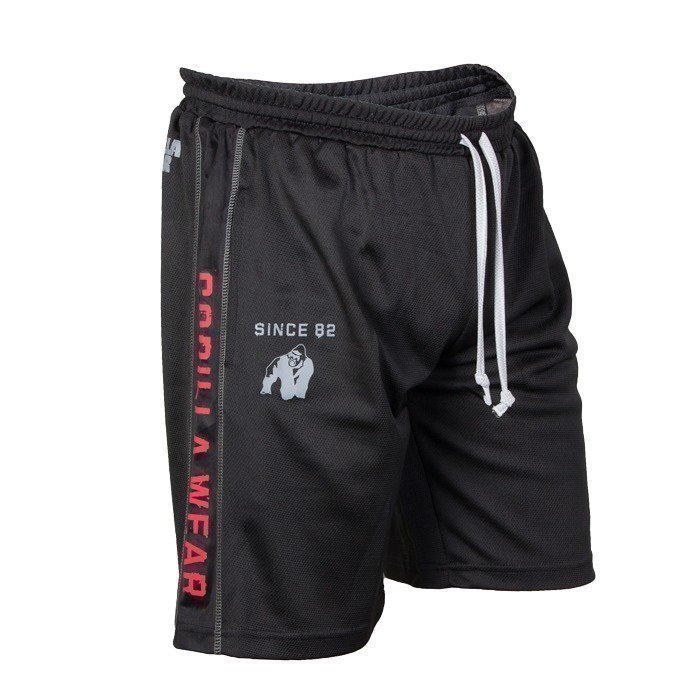 Gorilla Wear Functional Mesh Shorts black/red L/XL