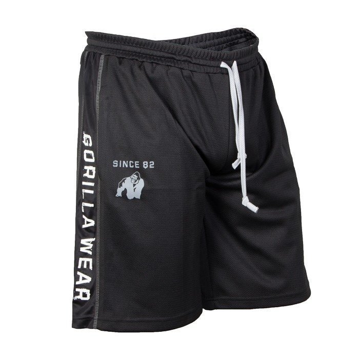 Gorilla Wear Functional Mesh Shorts black/white S/M