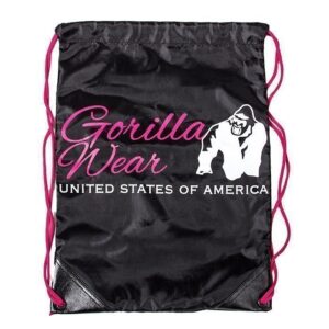Gorilla Wear GW Drawstring Bag black/pink