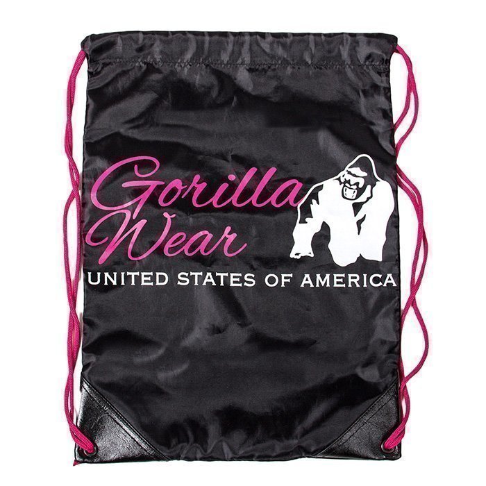 Gorilla Wear GW Drawstring Bag black/pink