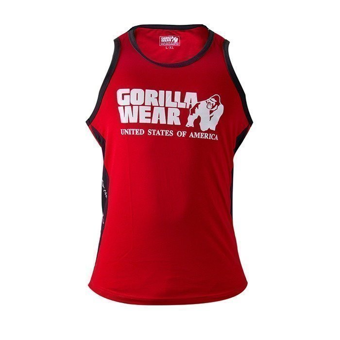 Gorilla Wear Stretch Tank Top red