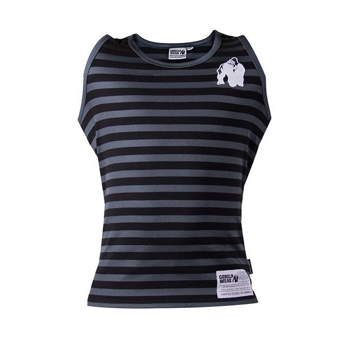 Gorilla Wear Stripe Tank Top black