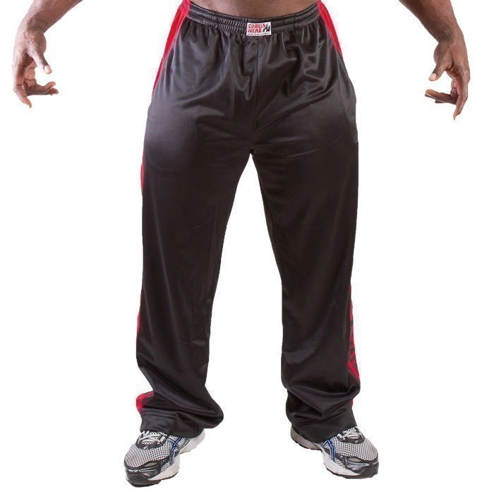 Gorilla Wear Track Pants black/red S/M