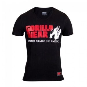 Gorilla Wear Utah V-Neck Tee Black XL