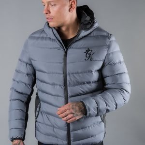 Gym King Bubble Jacket Harmaa