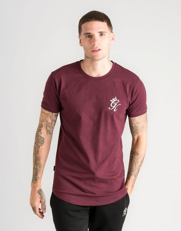 Gym King Core T-Shirt Burgundy