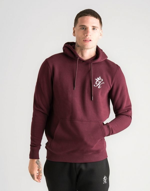 Gym King Fleece Overhead Hoodie Burgundy