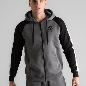 Gym King Full Zip Poly Huppari Harmaa