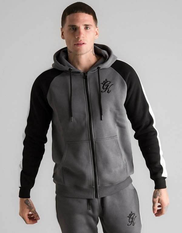 Gym King Full Zip Poly Huppari Harmaa