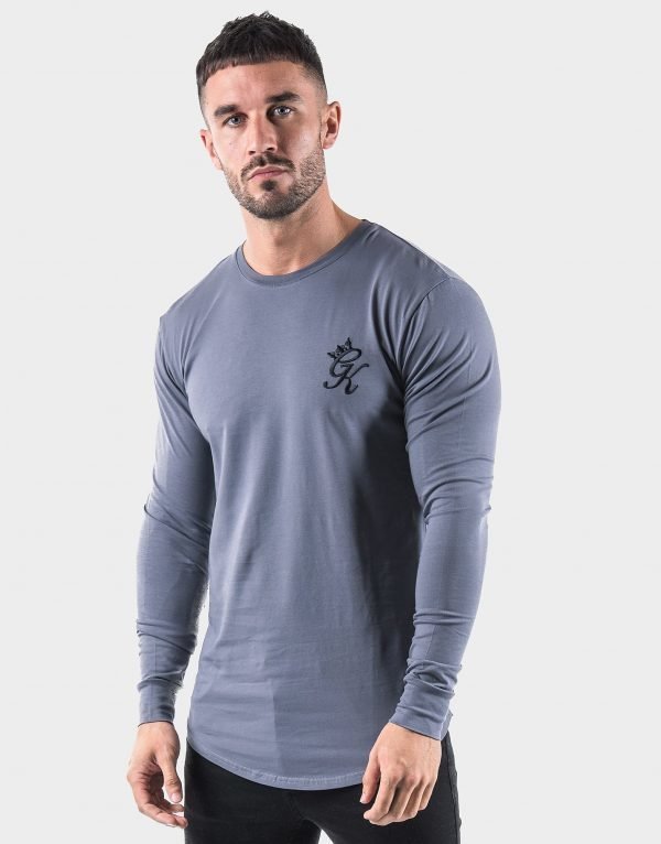 Gym King Long Sleeve T-Shirt Harmaa