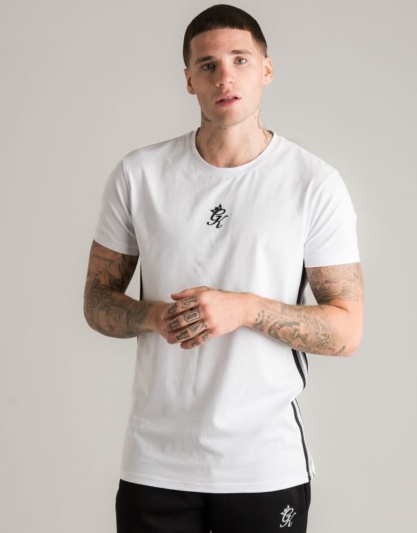 Gym King Peyton Tape T-Shirt Valkoinen