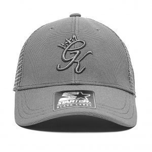 Gym King Trucker Cap Tummanharmaa