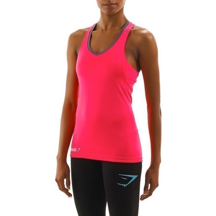 Gymshark Fit Tie Back Tank Top Pink M