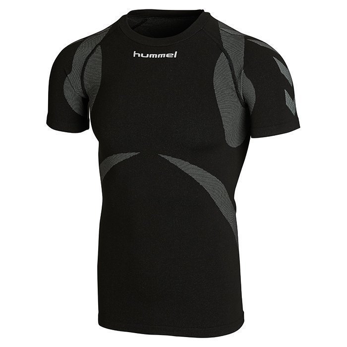 Hummel Baselayer Jersey Shortsleeve Black/Dark grey