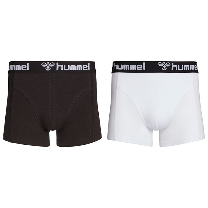 Hummel His Boxers 2-Pack Black/White L