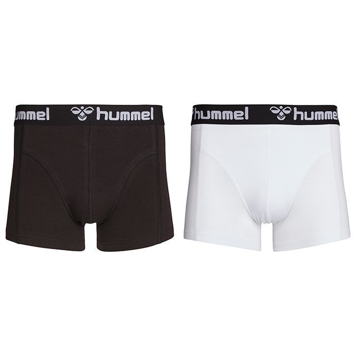Hummel His Boxers 2-Pack Black/White XL