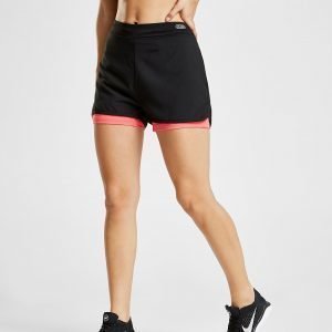 Inq Fabiene 2-In-1 Shorts Musta