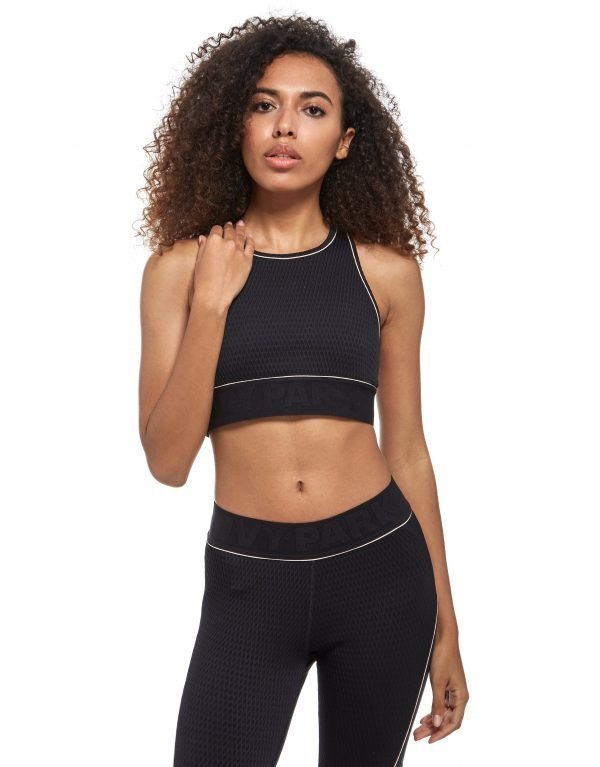 Ivy Park Fishnet Crop Top Musta