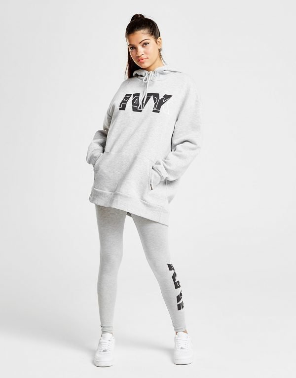 Ivy Park Layer Logo Overhead Huppari Harmaa