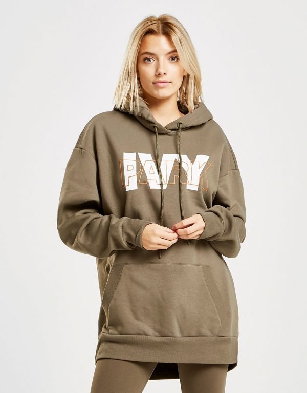 Ivy Park Layer Logo Overhead Huppari Khaki