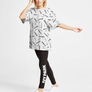 Ivy Park Logo Ankle Leggingsit Musta