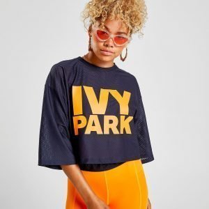 Ivy Park Mesh Logo T-Shirt Laivastonsininen