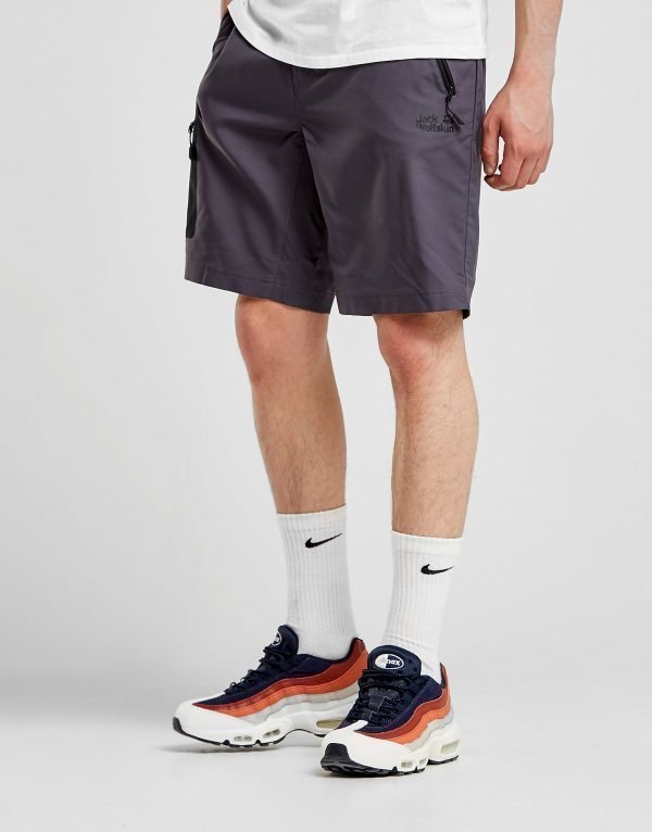 Jack Wolfskin Contrast Pocket Shorts Charcoal