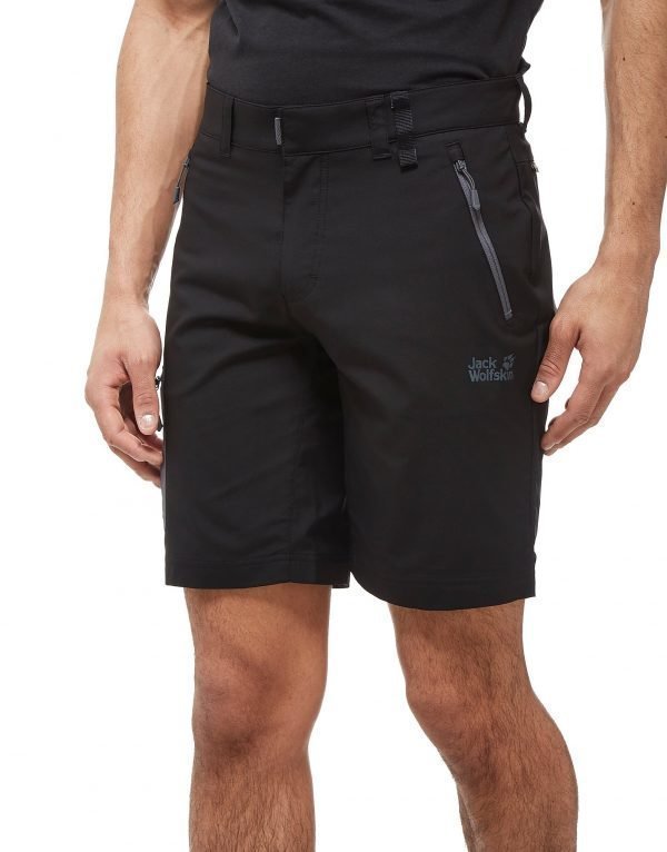 Jack Wolfskin Contrast Pocket Shorts Musta