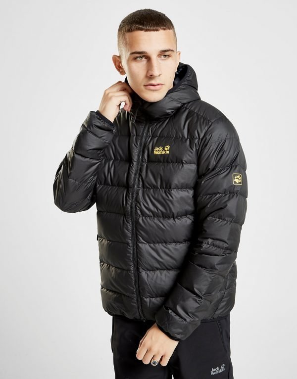 Jack Wolfskin Helium Padded Bubble Jacket Musta