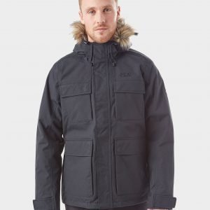 Jack Wolfskin Point Barrow Parka Takki Musta