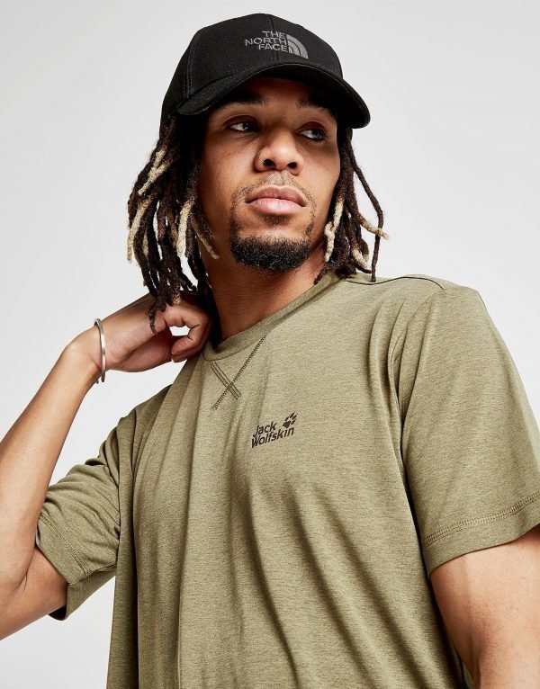 Jack Wolfskin Short Sleeve Core Tech T-Shirt Olive