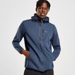 Jack Wolfskin Sky Flex Full Zip Hoodie Laivastonsininen