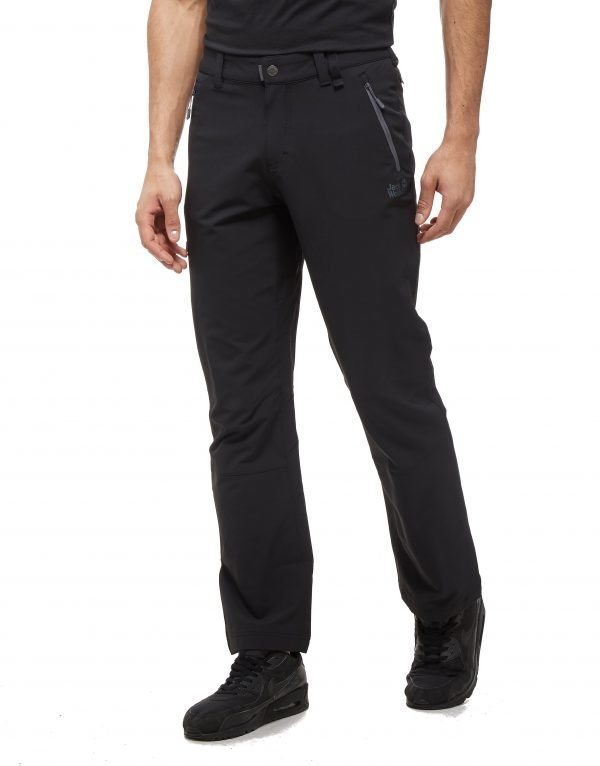 Jack Wolfskin Softshell Trousers Musta