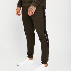 Jameson Carter Paint Stripe Track Pants Khaki