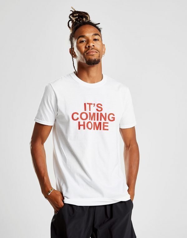 Jd England 'It's Coming Home' T-Shirt Valkoinen