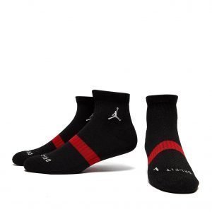 Jordan 3 Pack Drift Low Quarter Socks Musta