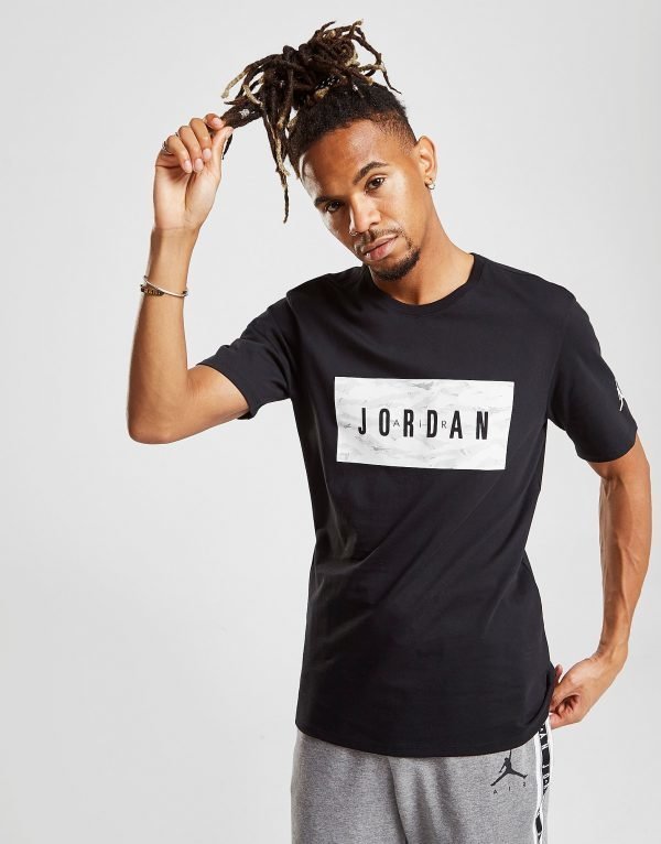 Jordan Camo Box T-Shirt Musta