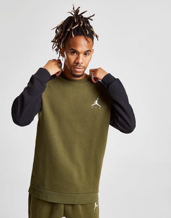 Jordan Fleece Crew Sweatshirt Vihreä