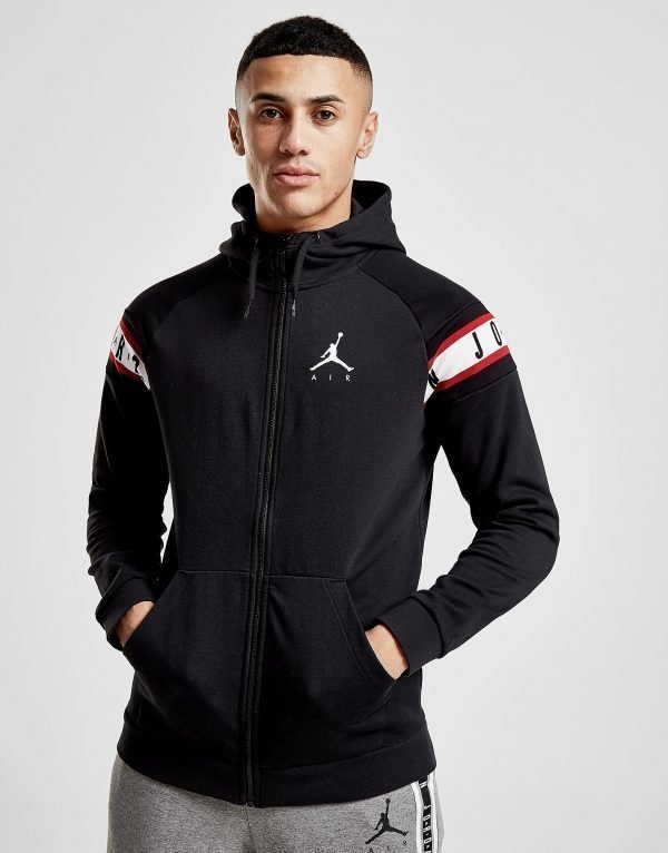 Jordan Fleece Tape Full Zip Huppari Musta