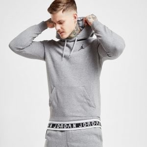 Jordan Fleece Tape Overhead Hoodie Harmaa