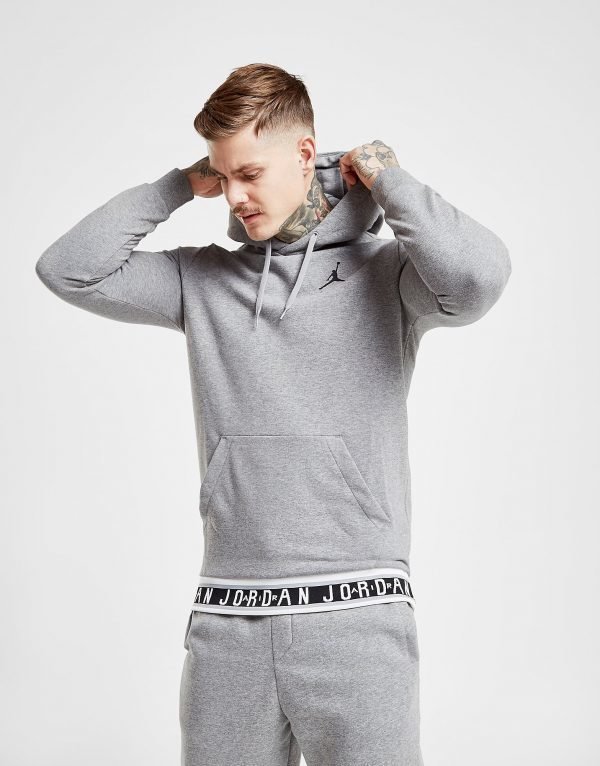 Jordan Fleece Tape Overhead Hoodie Harmaa