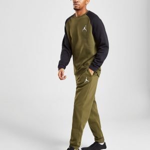 Jordan Fleece Verryttelyhousut Olive / White