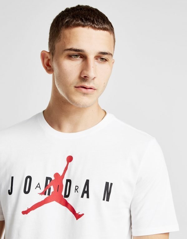 Jordan Jumpman Logo T-Paita Valkoinen