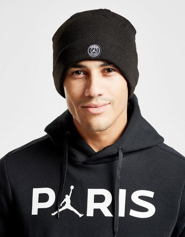 Jordan X Paris Saint Germain Beanie Hat Musta