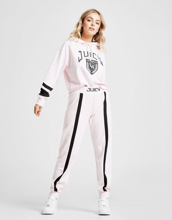 Juicy By Juicy Couture Racer Track Pants Vaaleanpunainen